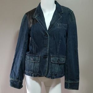 Lauren Jean Co. Ralph Lauren Denim Jacket Sz LP